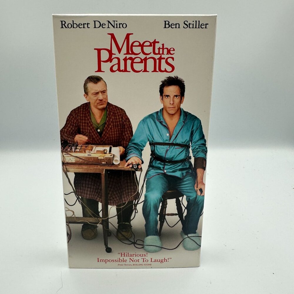 Meet The Parents VHS 2000 Comedy Starring Ben Stiller & Robert De Niro
